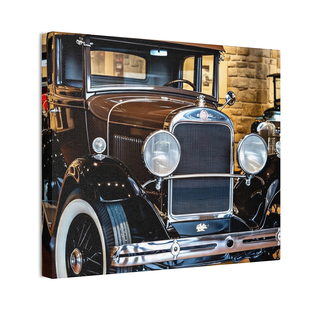 Vintage Classic Car Canvas Wall Art - Antique Auto Photography Print