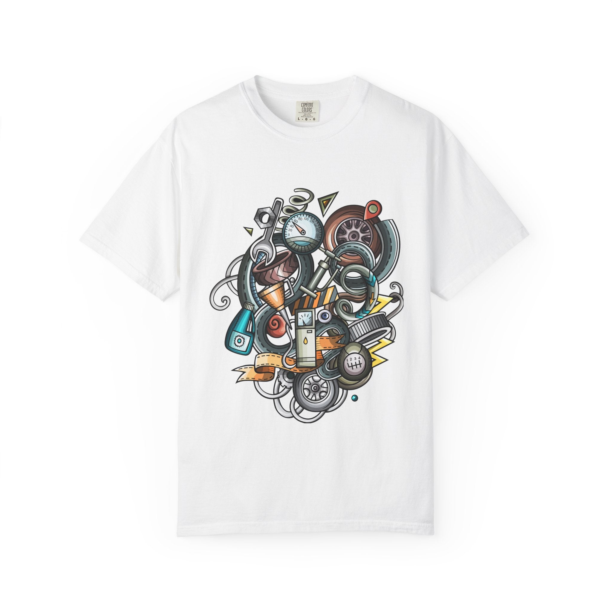 T-Shirt — Urban Retro Tech Illustration Tee