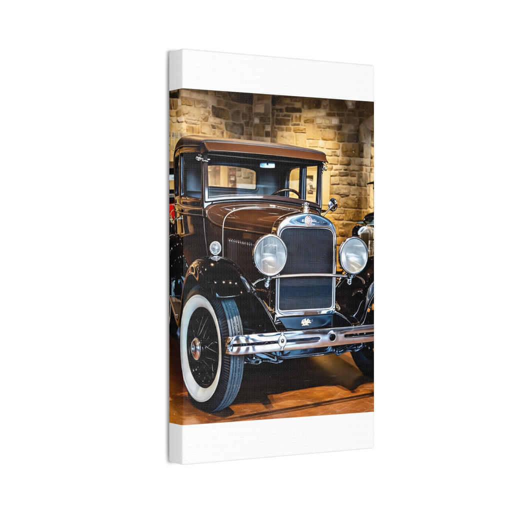 Vintage Classic Car Canvas Wall Art - Antique Auto Photography Print