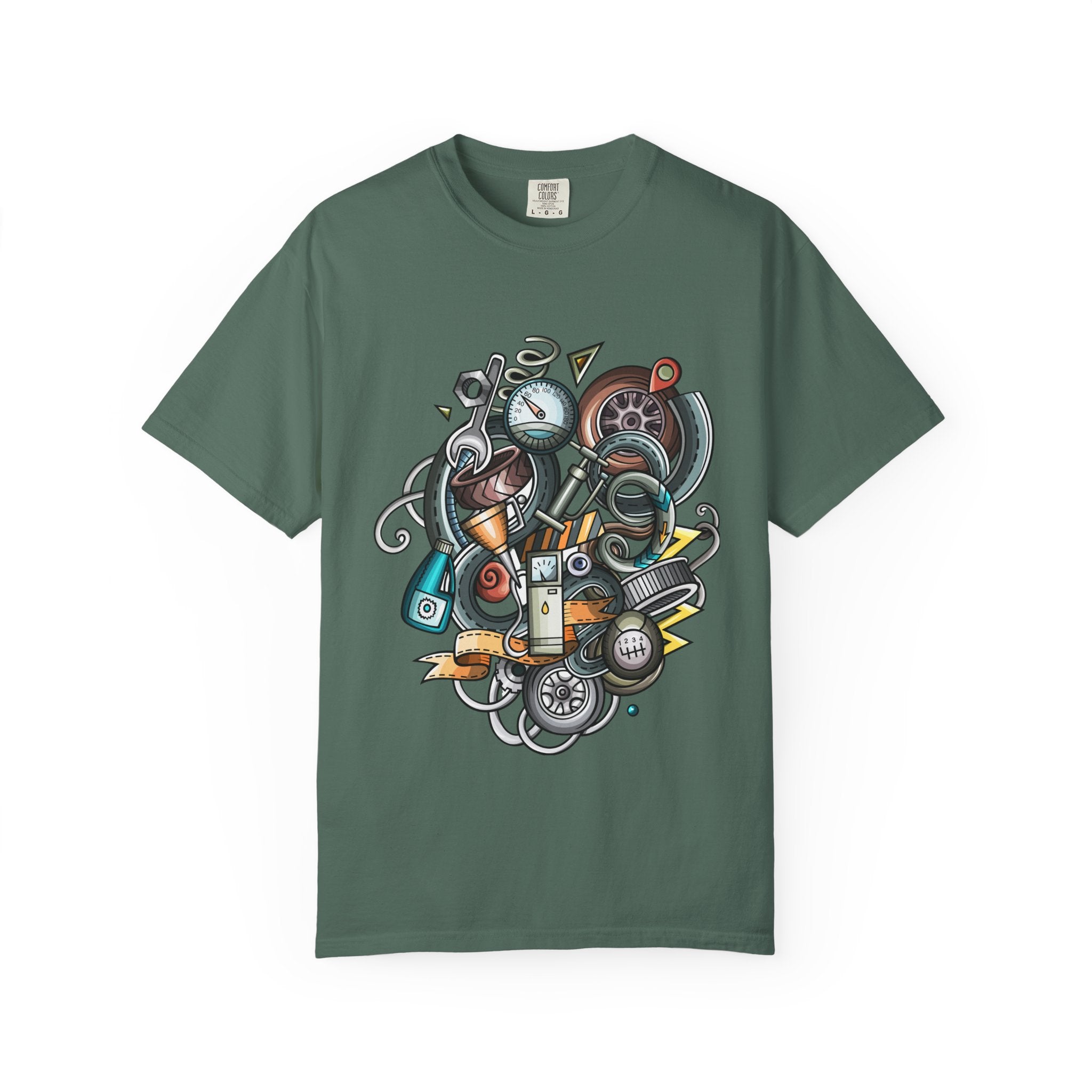 T-Shirt — Urban Retro Tech Illustration Tee