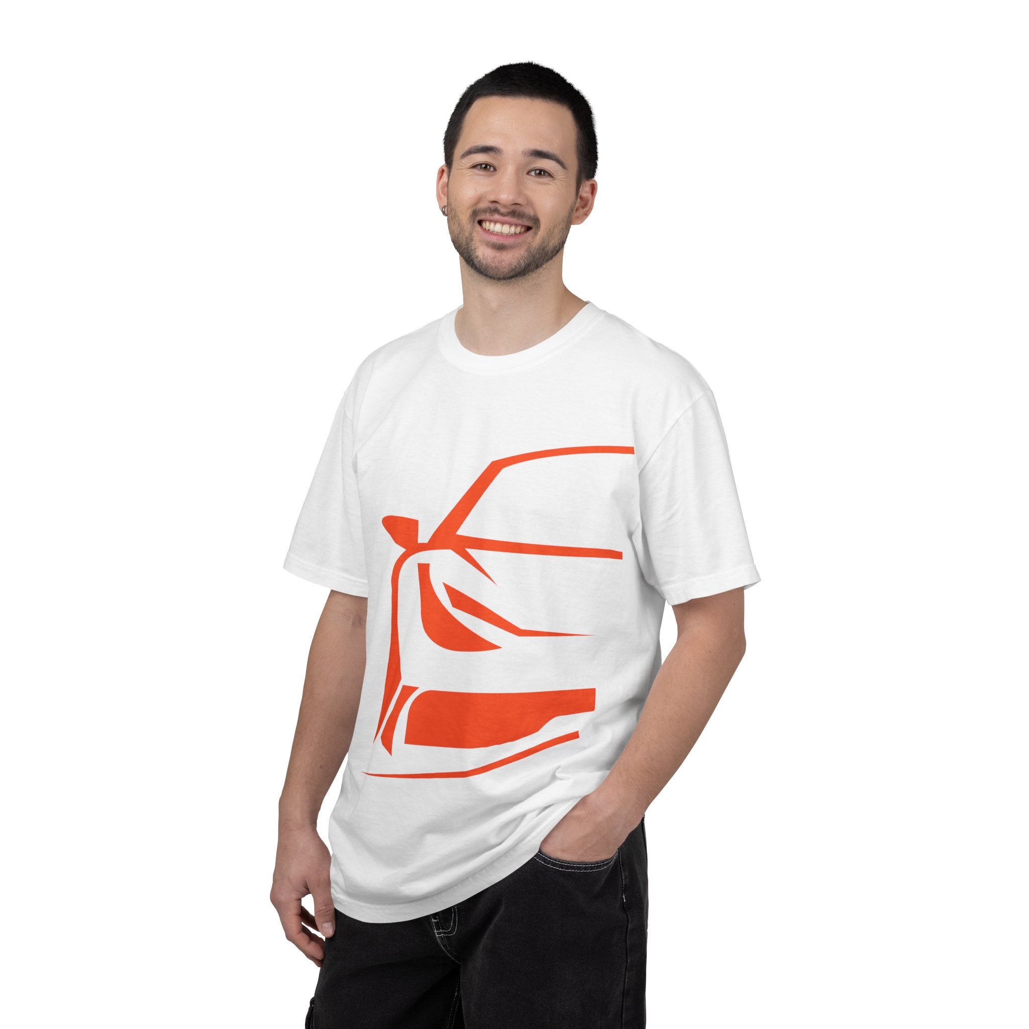 Car Front Silhouette T-Shirt — Minimalist Automotive Tee