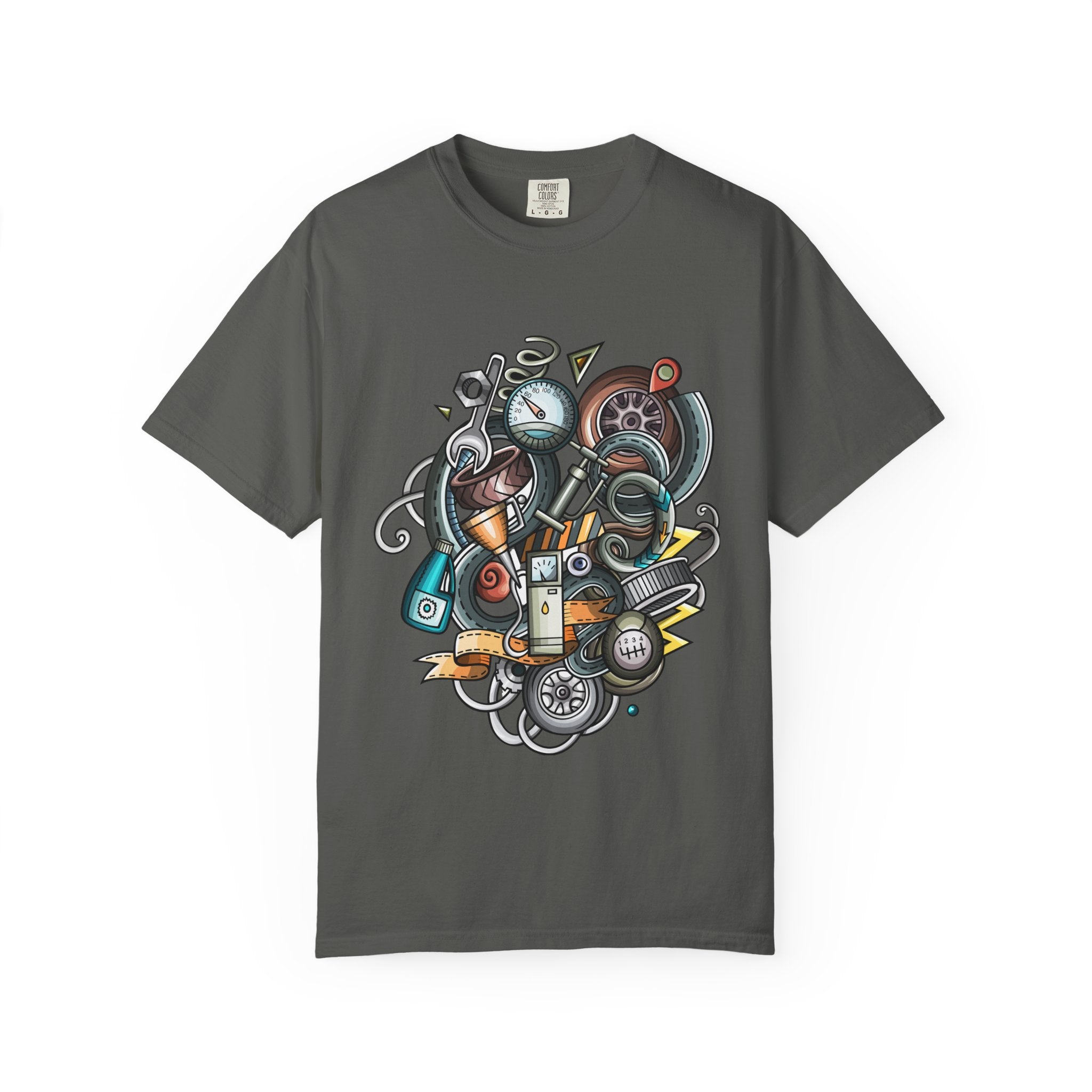 T-Shirt — Urban Retro Tech Illustration Tee