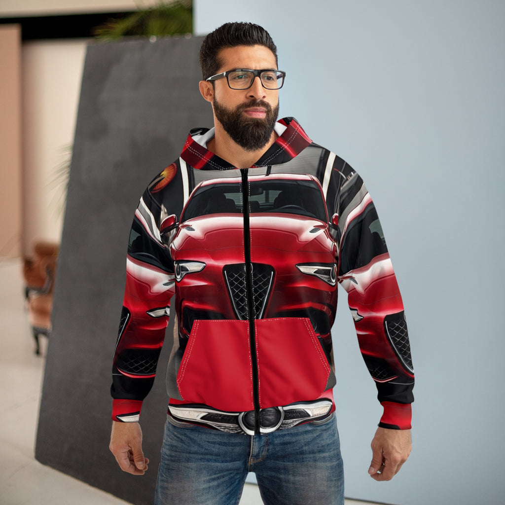 Alfa Romeo Giulia Zip Hoodie - Italian Automotive Heritage Collection
