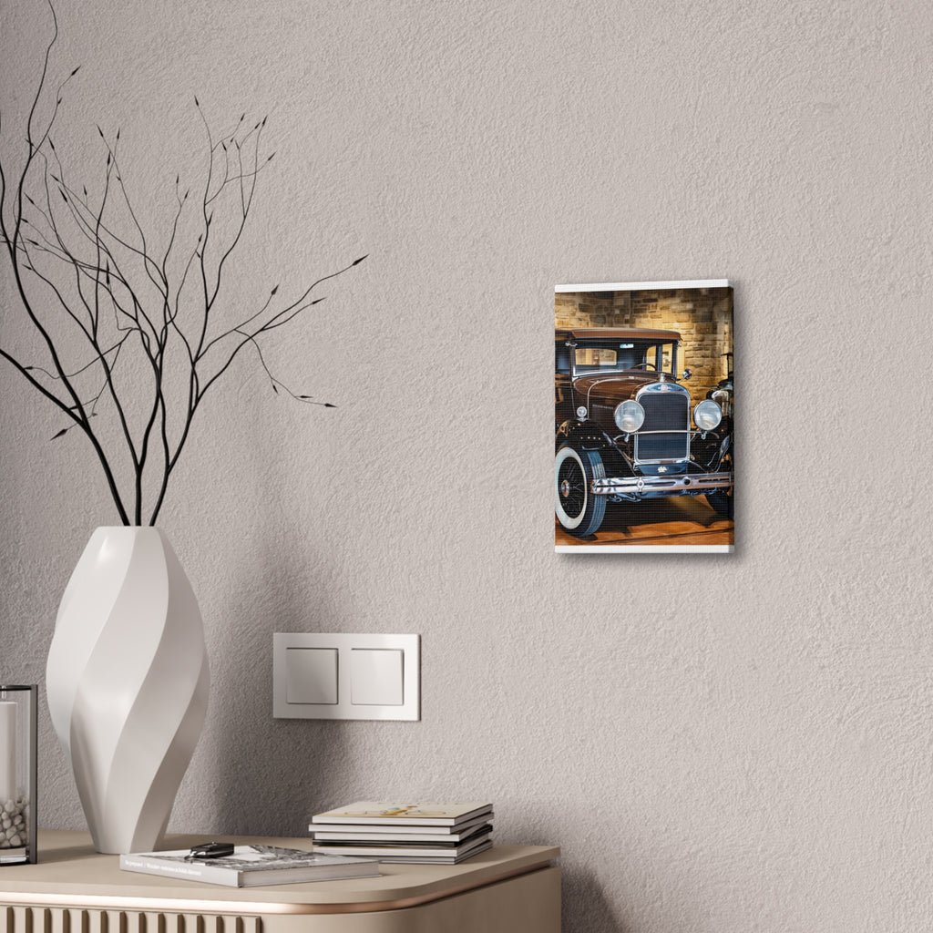 Vintage Classic Car Canvas Wall Art - Antique Auto Photography Print