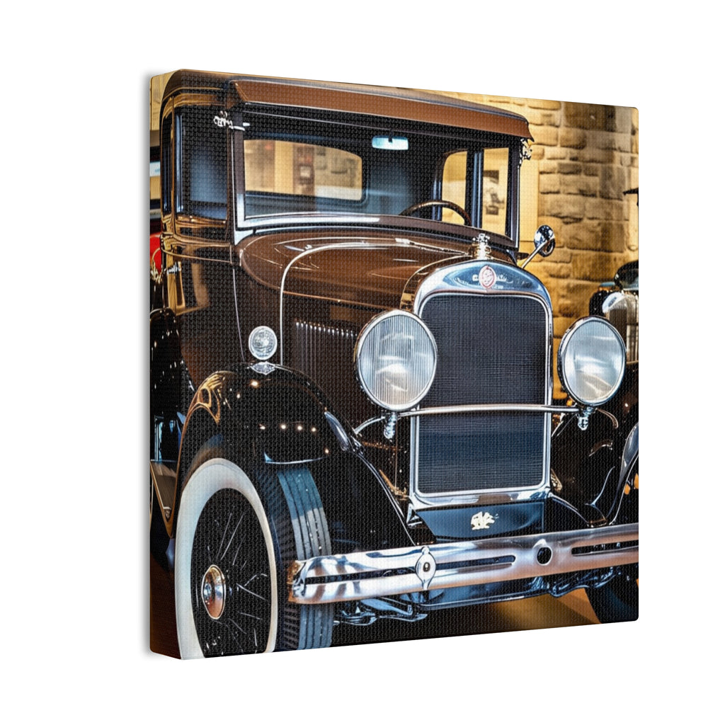 Vintage Classic Car Canvas Wall Art - Antique Auto Photography Print
