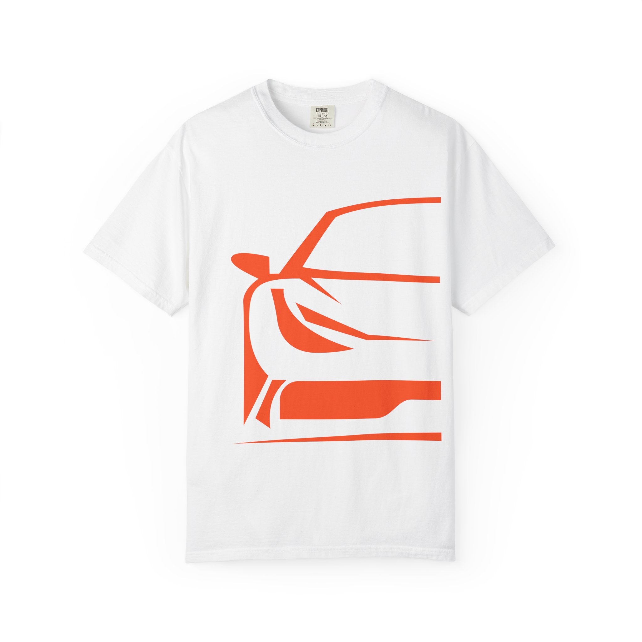 Car Front Silhouette T-Shirt — Minimalist Automotive Tee