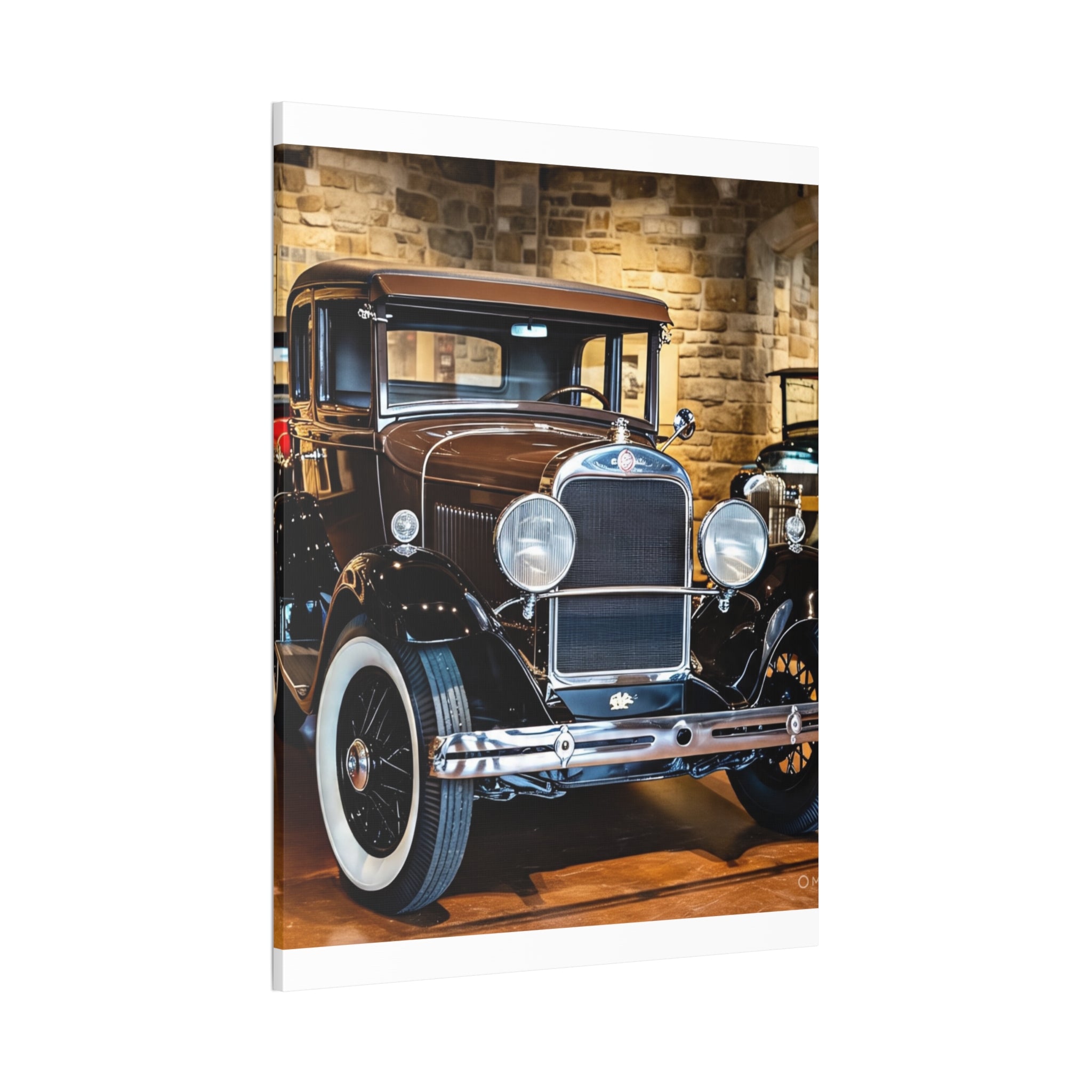 Vintage Classic Car Canvas Wall Art - Antique Auto Photography Print