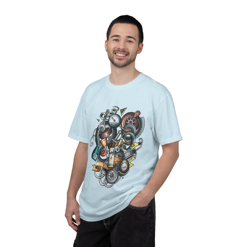 Abstract Vintage Motors T-Shirt — Retro Automotive Graphic Tee