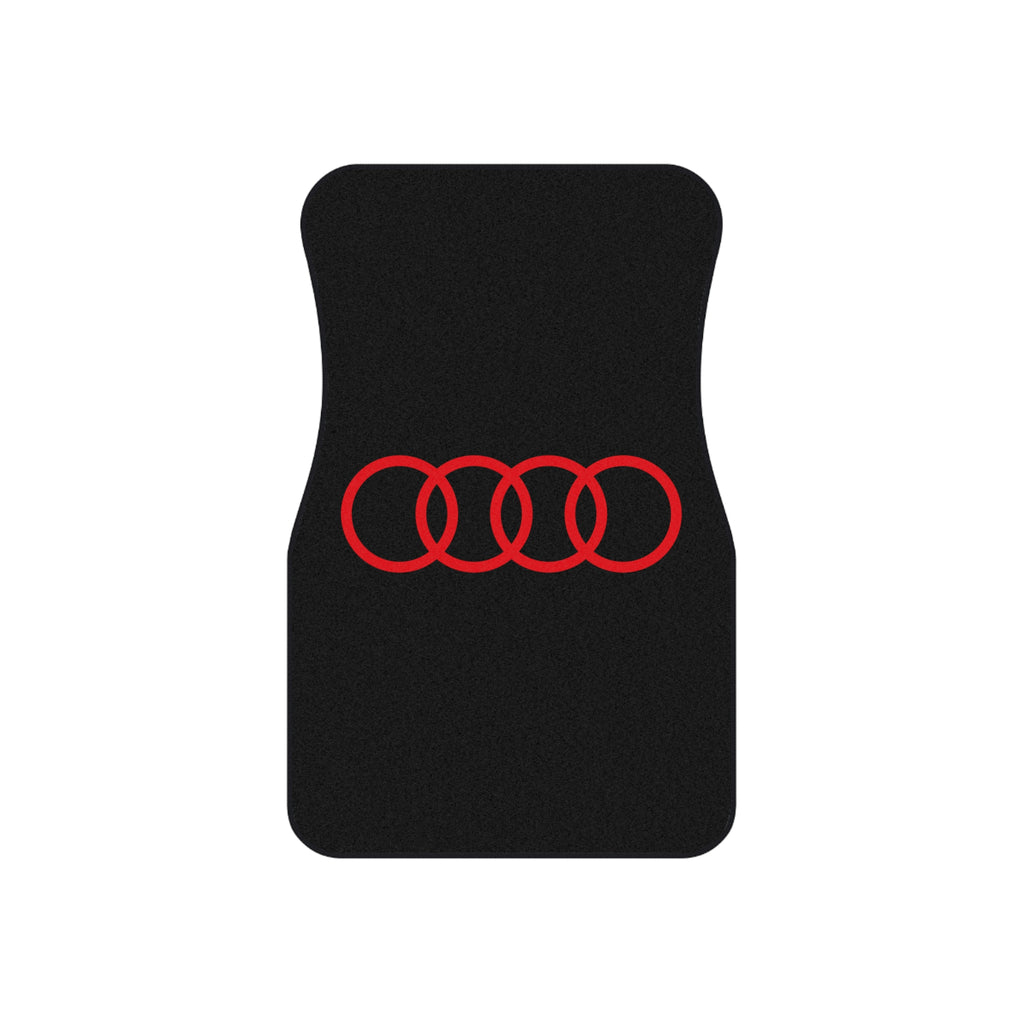 Audi Red Rings Car Floor Mats — Set of 4