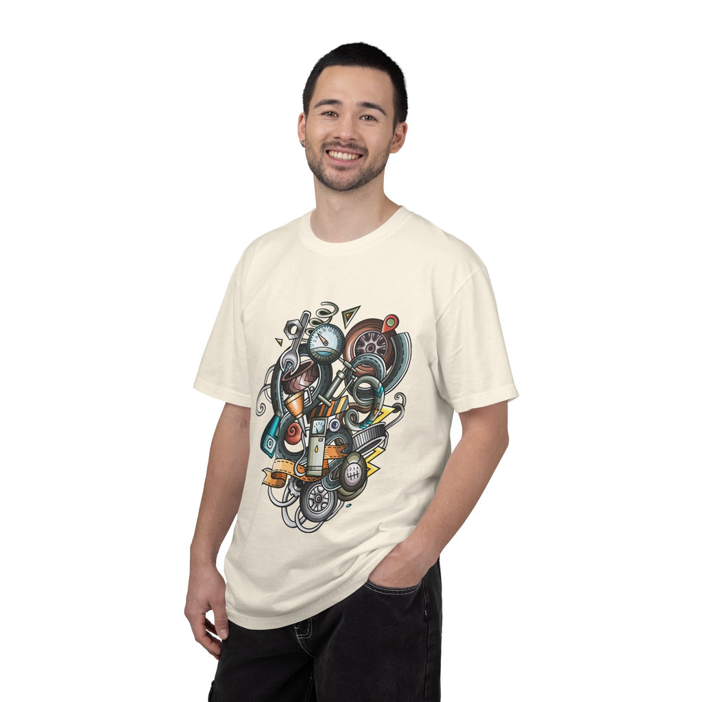 T-Shirt — Urban Retro Tech Illustration Tee