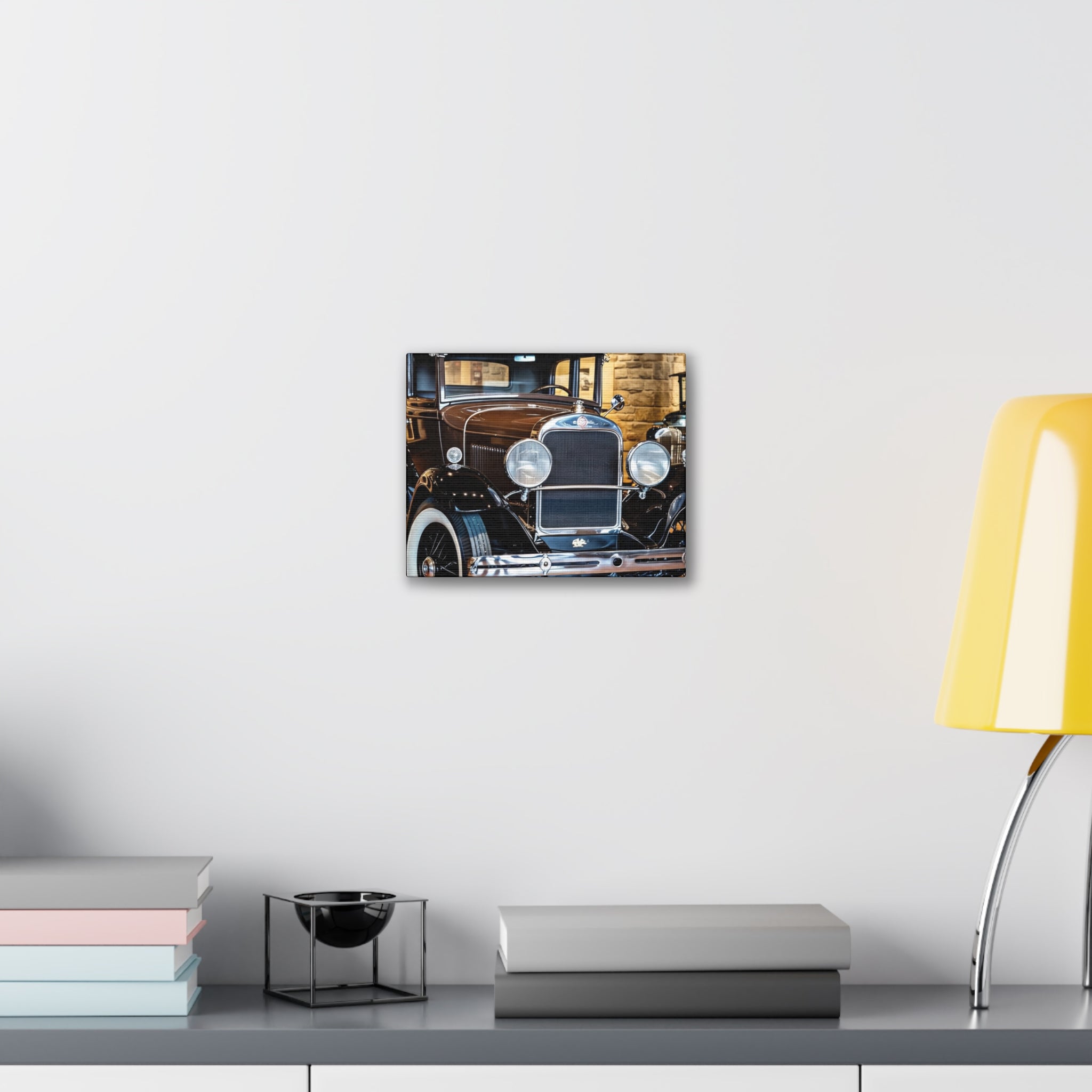 Vintage Classic Car Canvas Wall Art - Antique Auto Photography Print