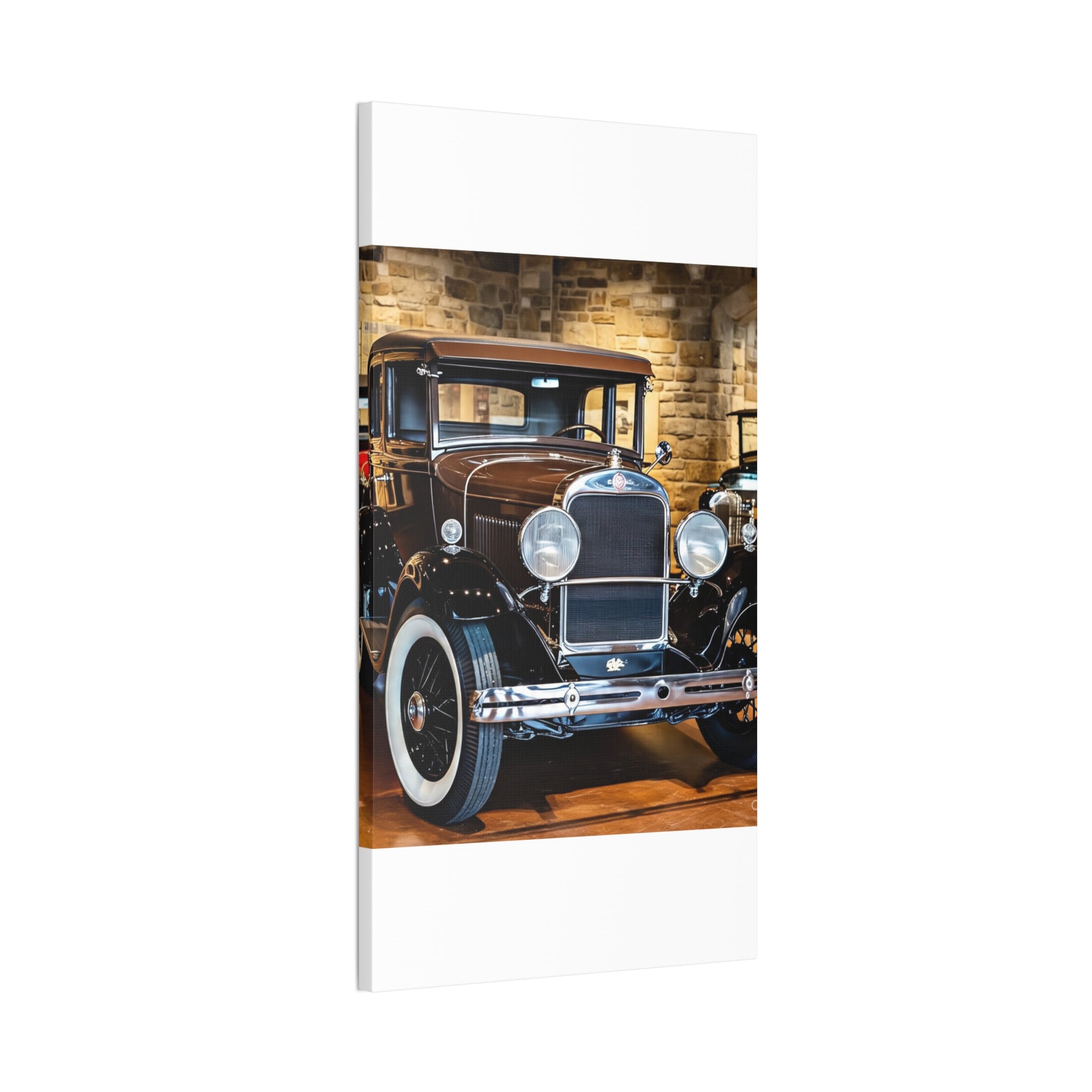 Vintage Classic Car Canvas Wall Art - Antique Auto Photography Print