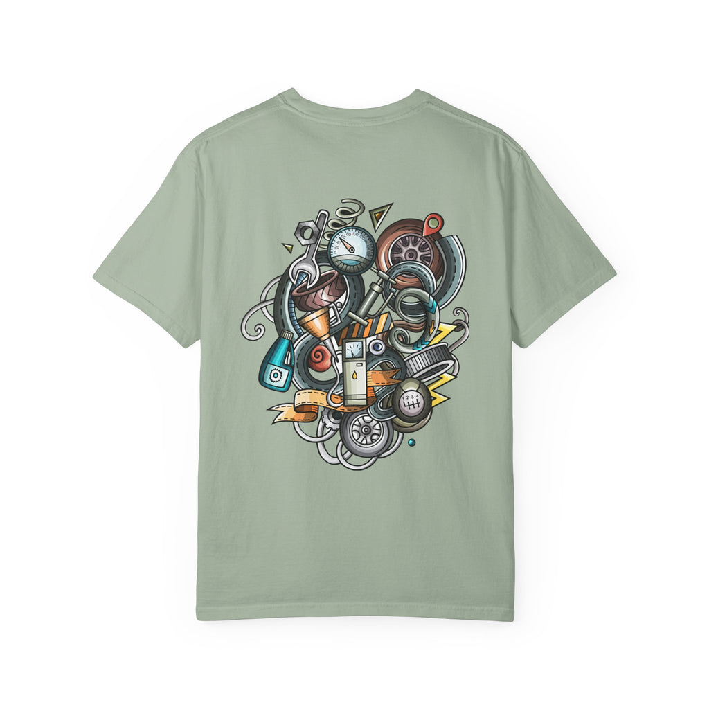 T-Shirt — Urban Retro Tech Illustration Tee