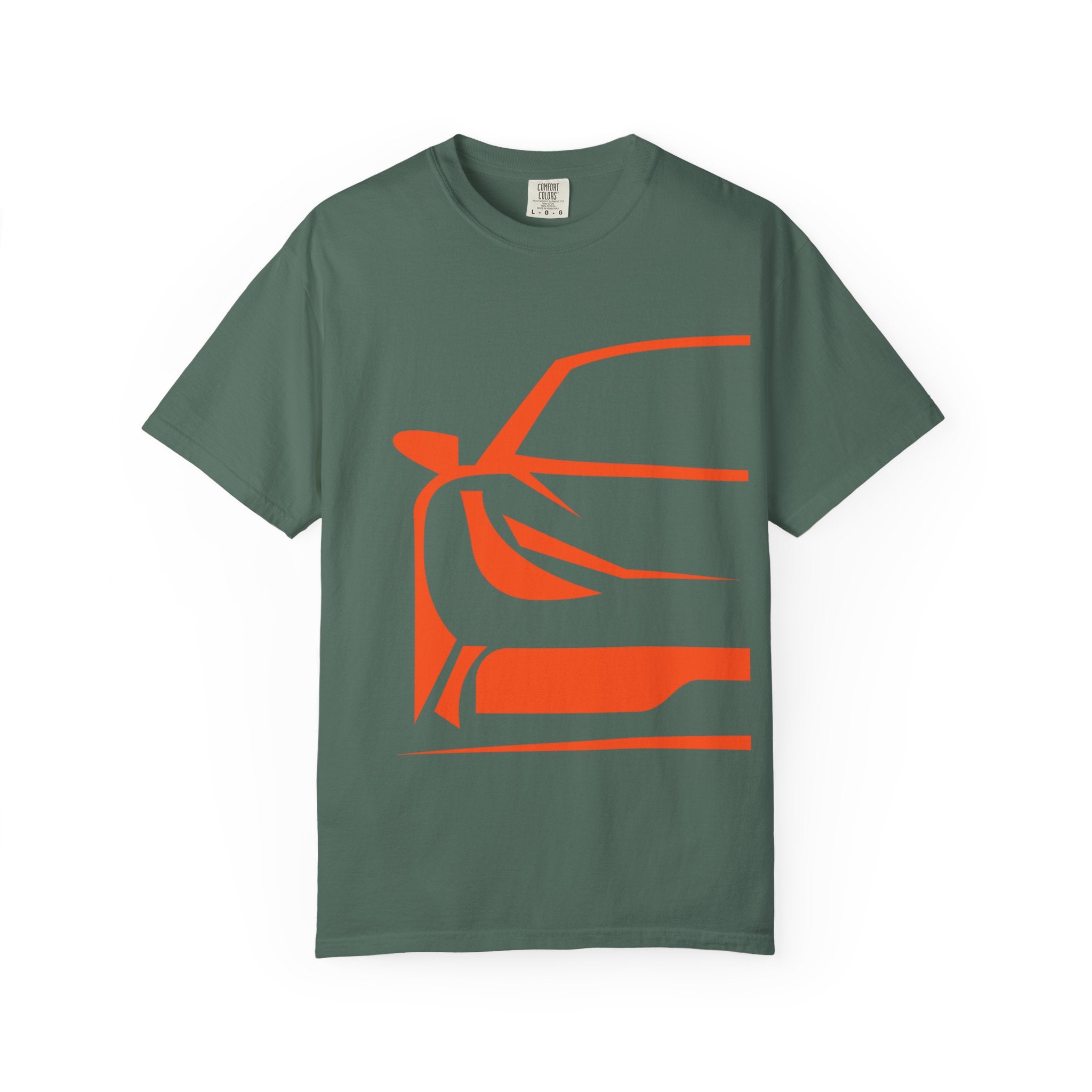 Car Front Silhouette T-Shirt — Minimalist Automotive Tee