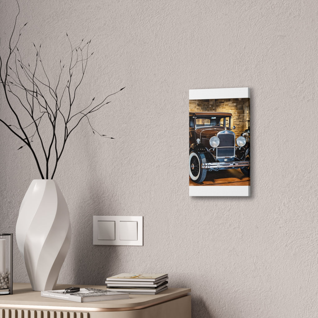 Vintage Classic Car Canvas Wall Art - Antique Auto Photography Print