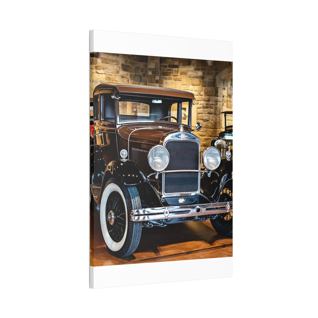 Vintage Classic Car Canvas Wall Art - Antique Auto Photography Print