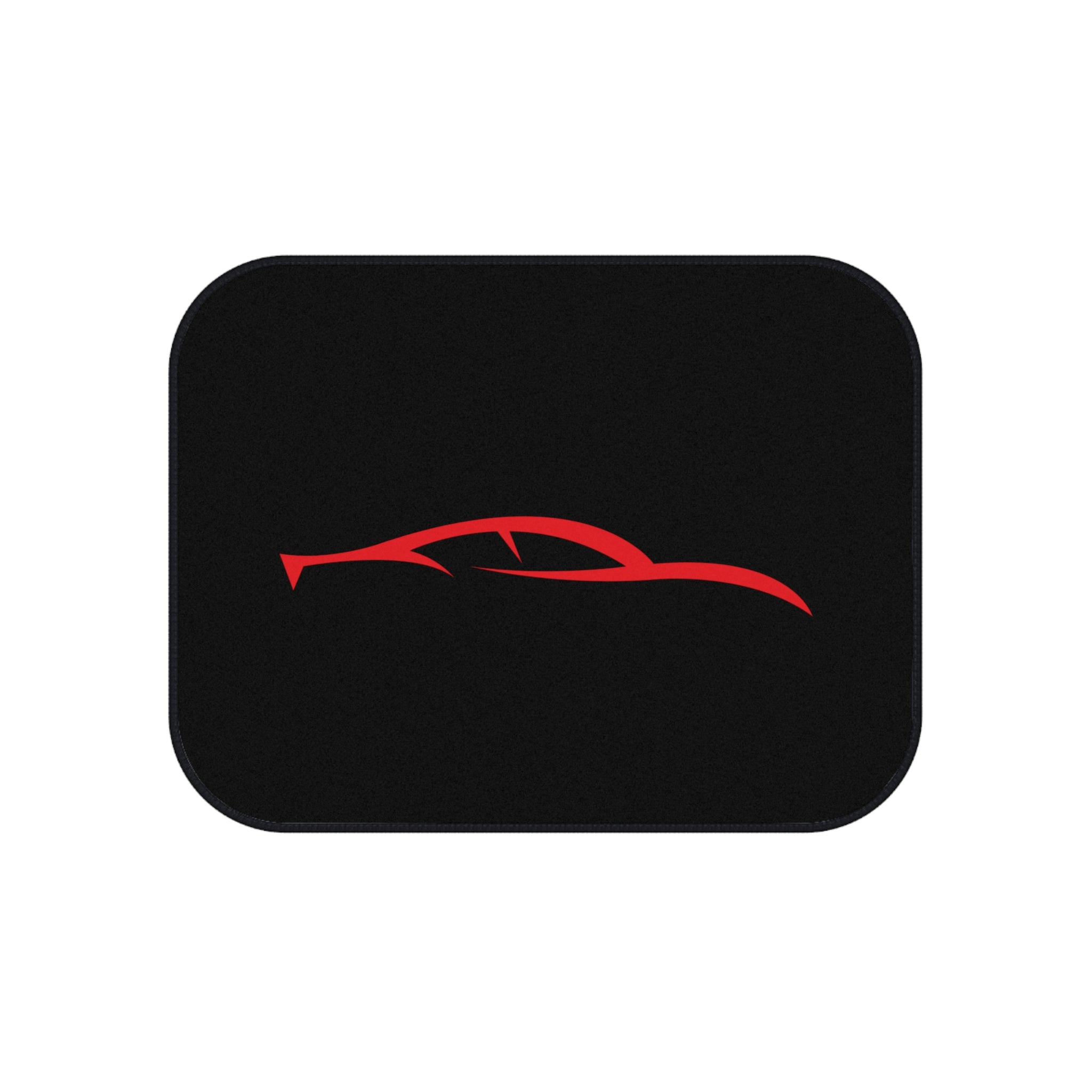 Red Silhouette Car Floor Mats (Set of 4)