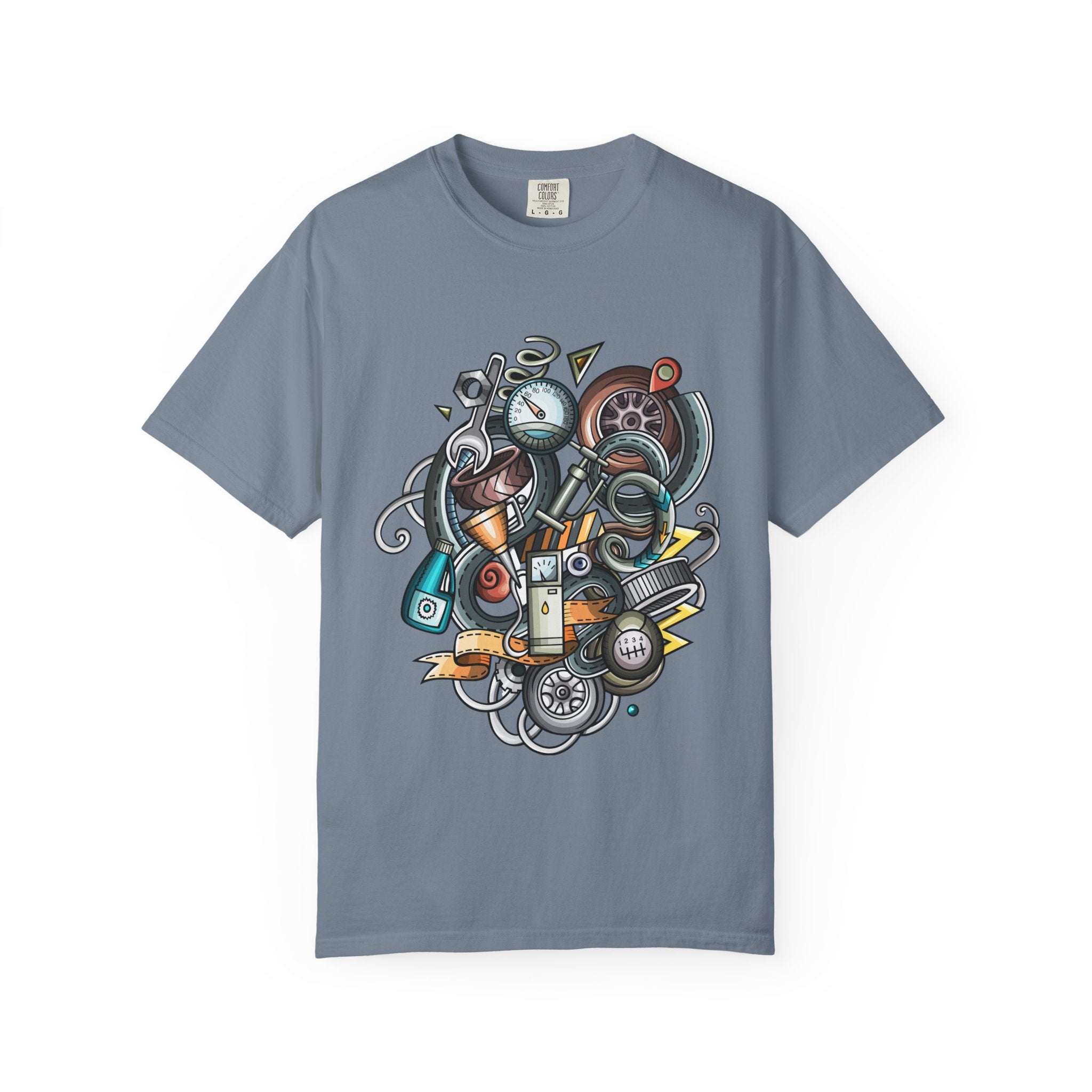 T-Shirt — Urban Retro Tech Illustration Tee