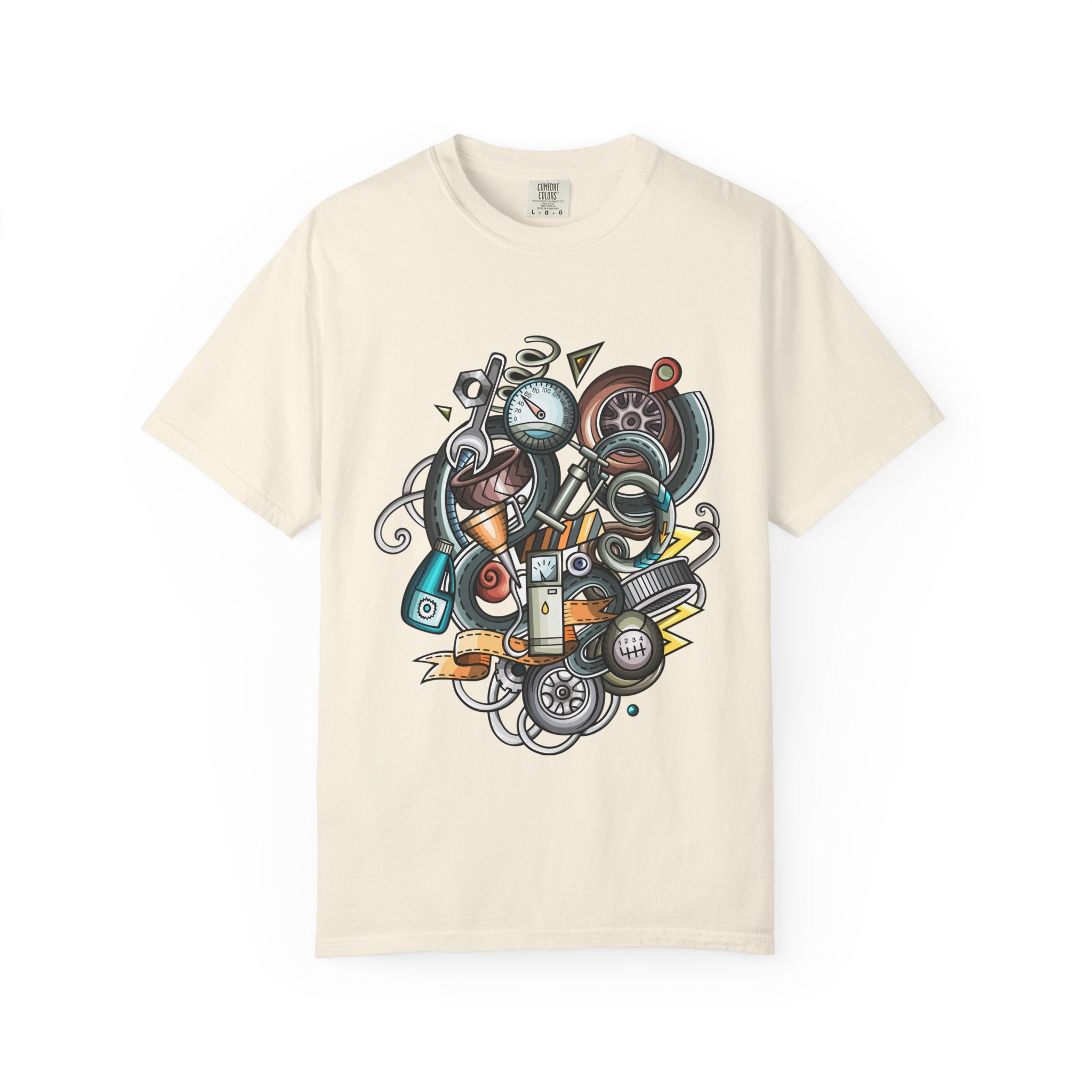 T-Shirt — Urban Retro Tech Illustration Tee