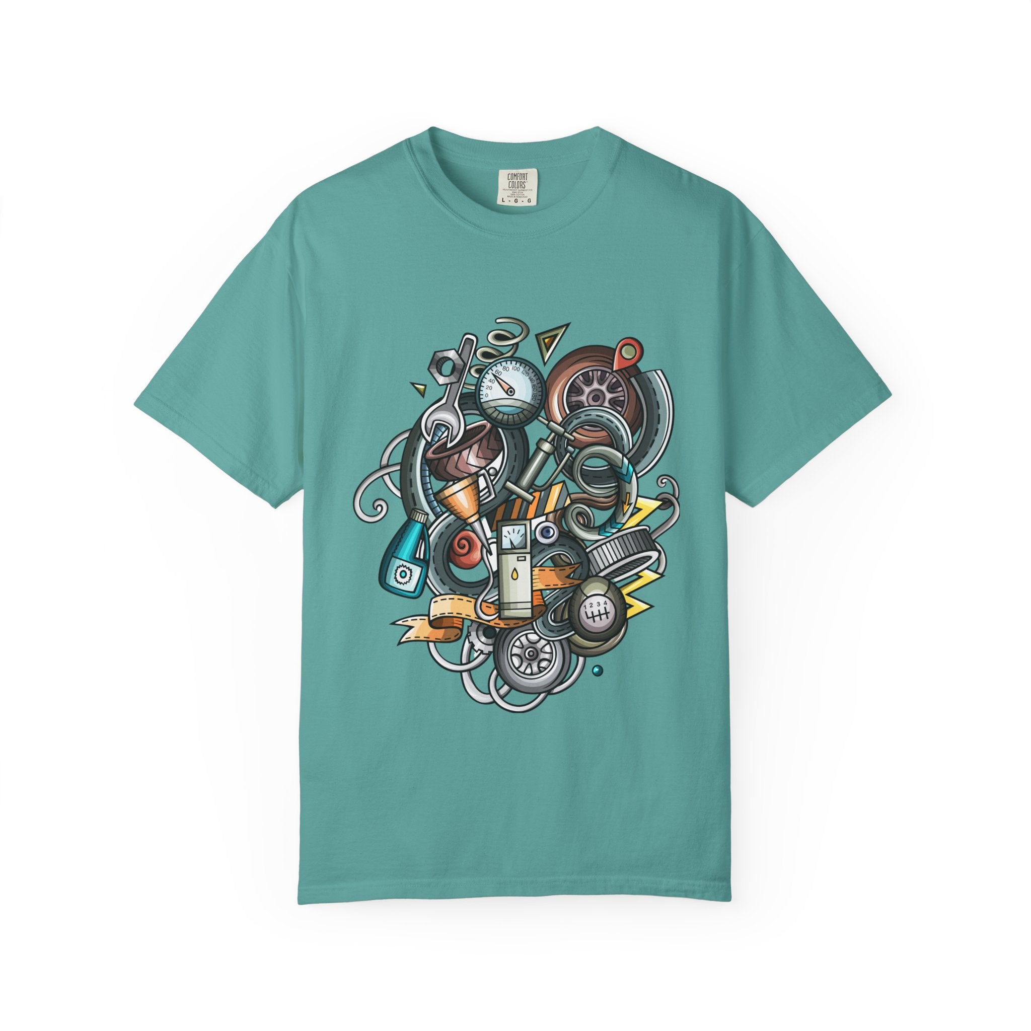 T-Shirt — Urban Retro Tech Illustration Tee