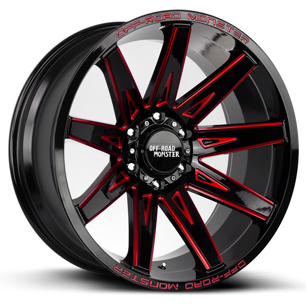 M25 Gloss Black Candy Red Milled